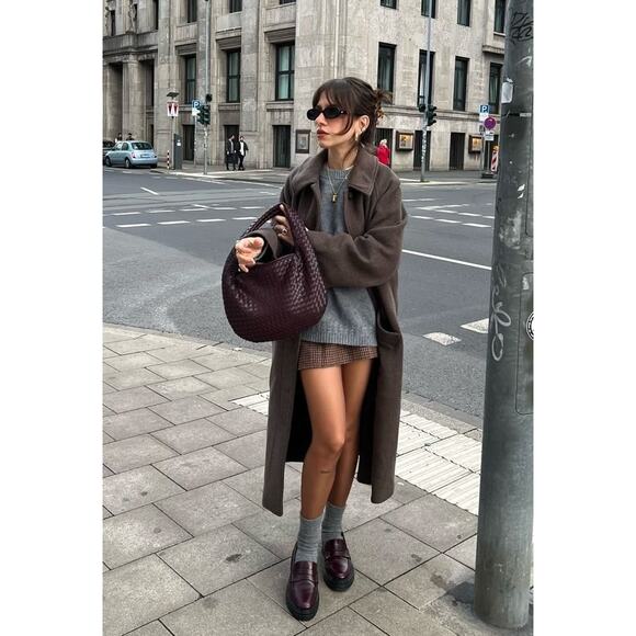 Naturalizer Cabaret Burgundy Patent Loafers | Block Heel Lug Sole Preppy Staple - Picture 11 of 16